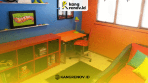 kang renov_Desain Kamar Tema Hot Wheels Serasa Balapan di Dalam Kamar