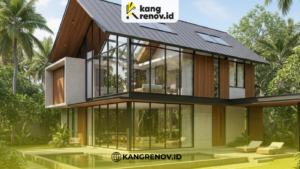 Atap dengan Aksen Skylight