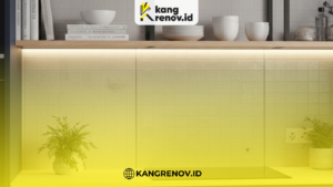 Gunakan Backsplash Sederhana