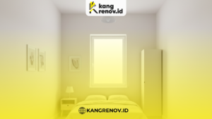 Warna Dinding dan Plafon yang Sama