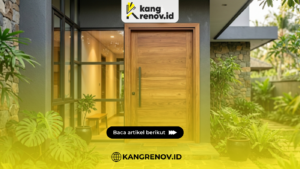 10 Referensi Desain Pintu Rumah Minimalis dan Elegan
