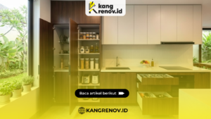 Dapur Rapi dengan Storage Tersembunyi