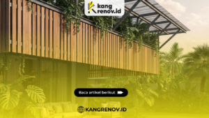 Kanopi Baja Ringan dengan Aksen Kayu Vertikal