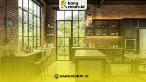 Dapur Letter L Industrial Modern