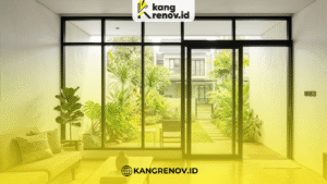 Kusen Aluminium Hitam Minimalis