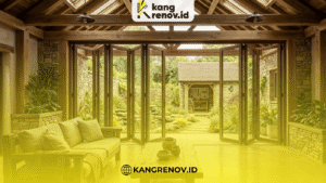 Kusen Aluminium Motif Kayu