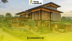 Rumah Hook dengan Area Semi Outdoor