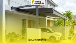 Kanopi Lipat Rangka Aluminium yang Ringan dan Anti Karat