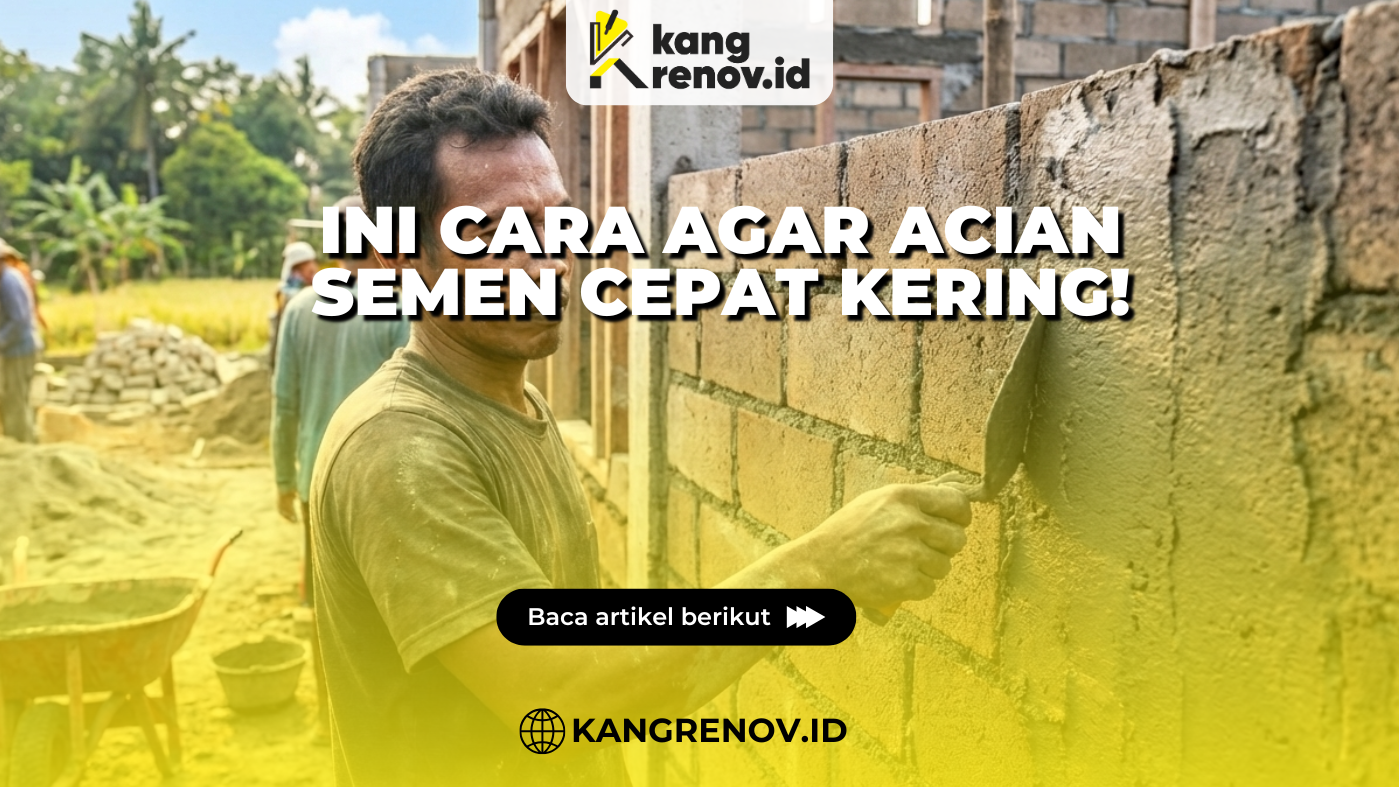 Ini Cara Agar Acian Semen Cepat Kering!