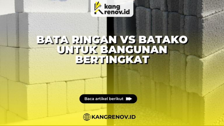 Bata Ringan vs Batako untuk Bangunan Bertingkat