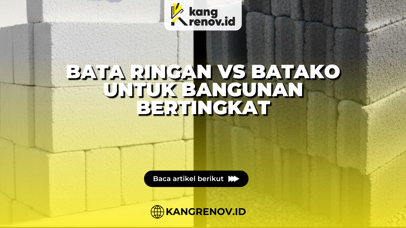 Bata Ringan vs Batako untuk Bangunan Bertingkat