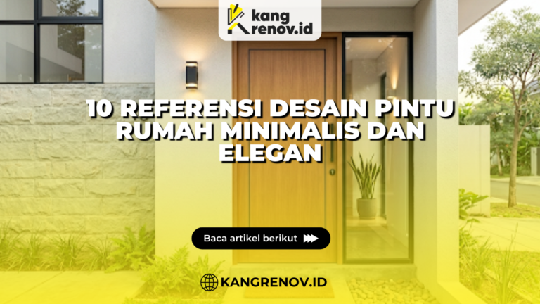 10 Referensi Desain Pintu Rumah Minimalis dan Elegan (10)