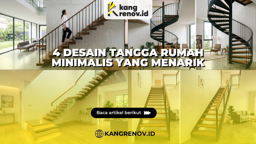 4 Desain Tangga Rumah Minimalis yang Menarik