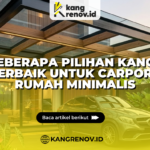 Beberapa Pilihan Kanopi Terbaik untuk Carport Rumah Minimalis