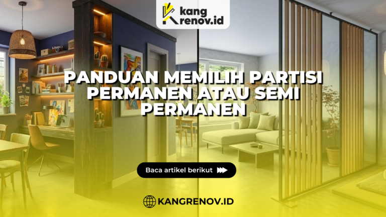 Panduan Memilih Partisi Permanen atau Semi Permanen