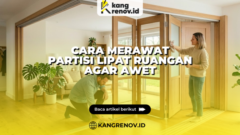 Cara Merawat Partisi Lipat Ruangan agar Awet