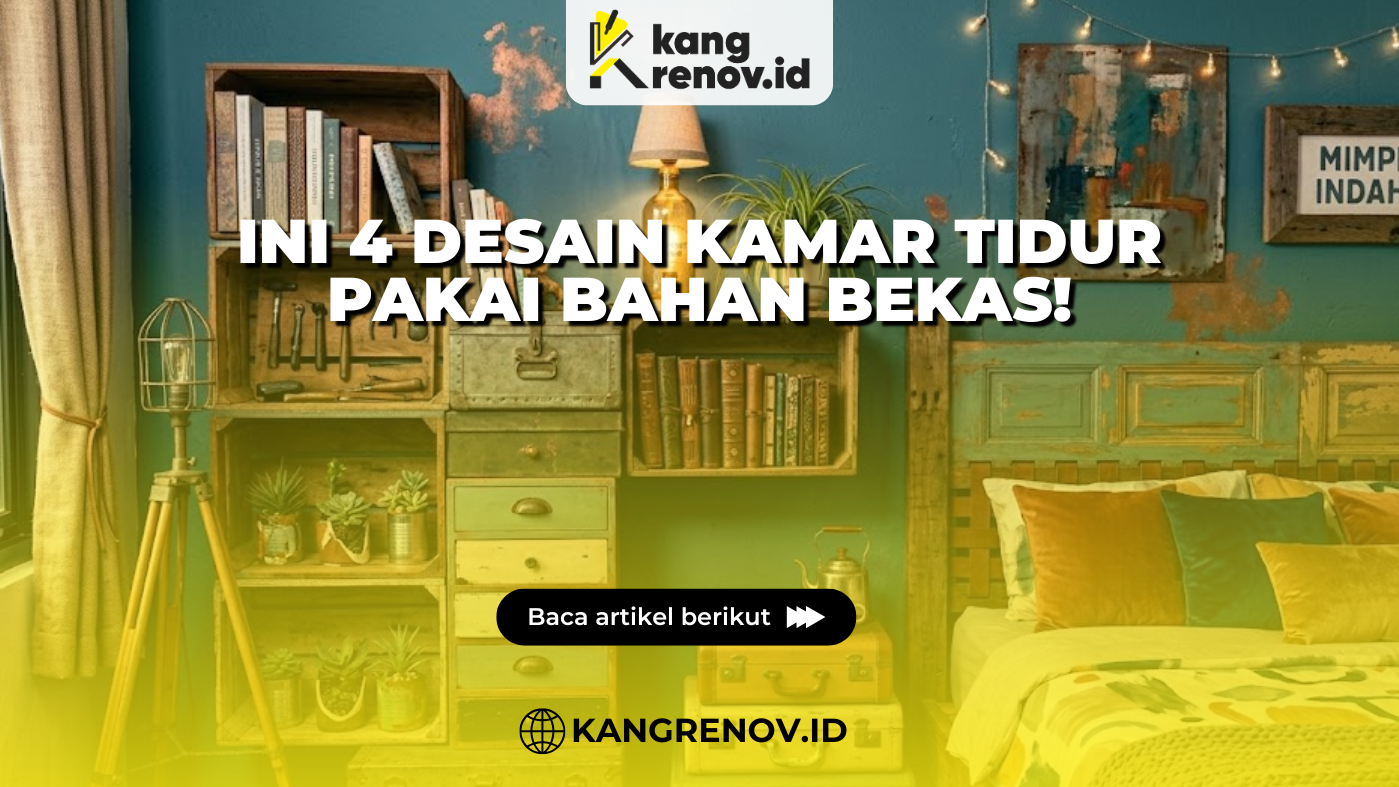 Ini 4 Desain Kamar Tidur Pakai Bahan Bekas!