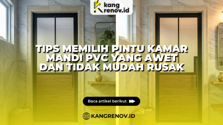 Tips Memilih Pintu Kamar Mandi PVC yang Awet Dan Tidak Mudah Rusak