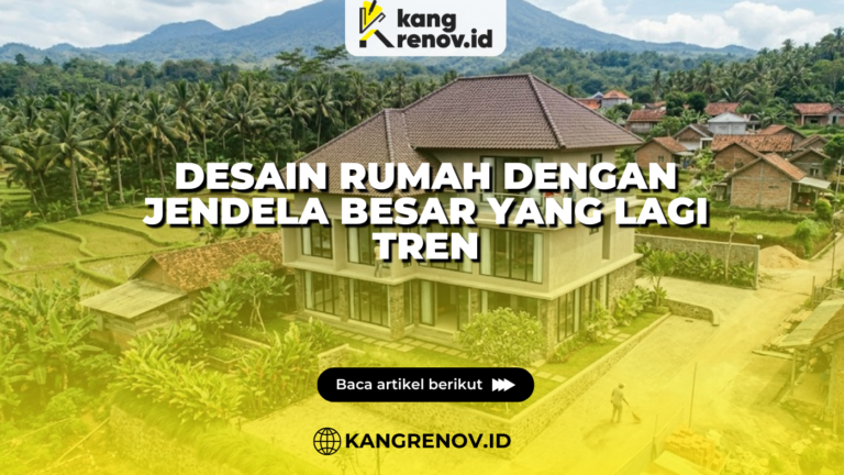 Desain Rumah dengan Jendela Besar yang Lagi Tren