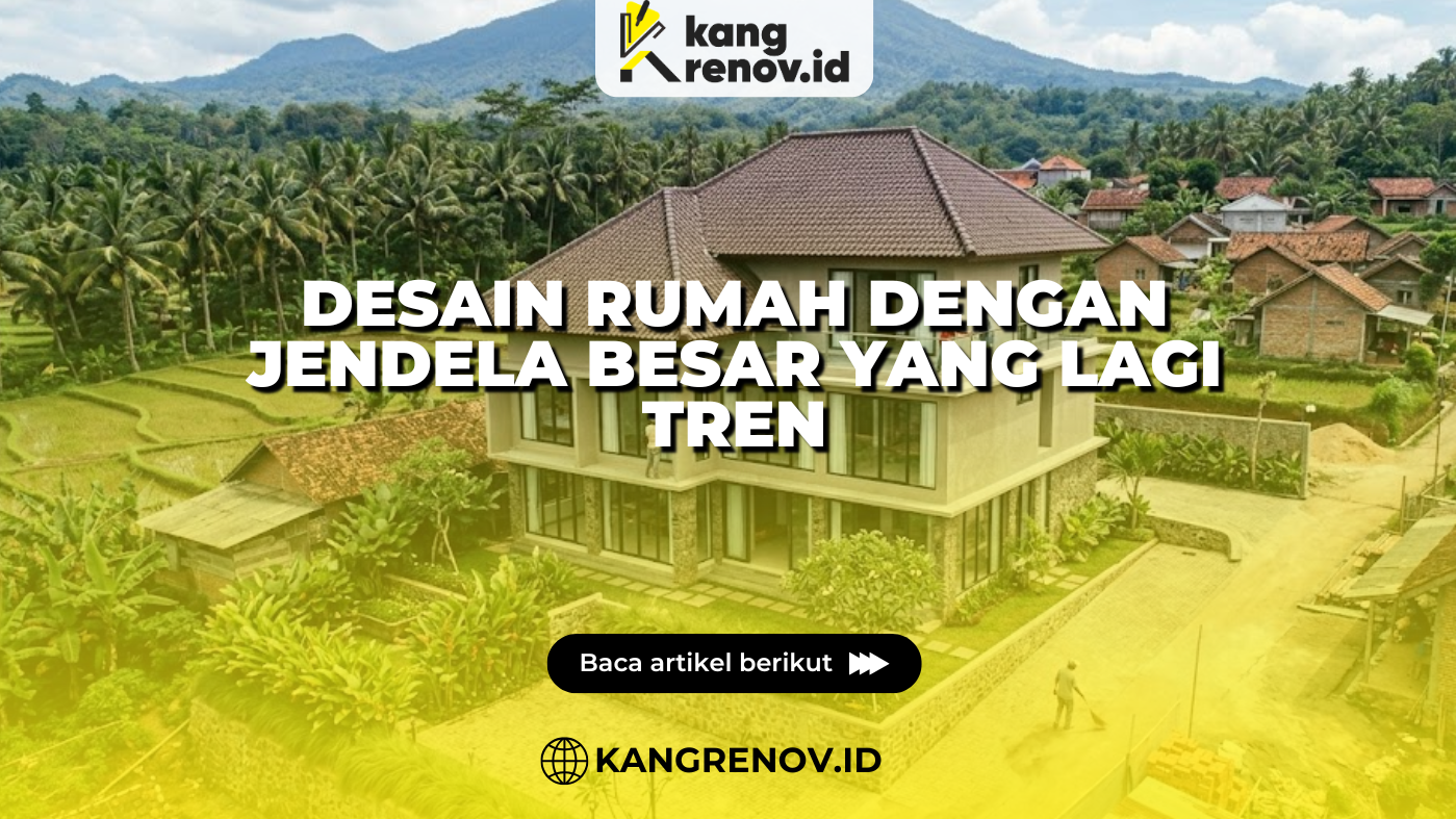 Desain Rumah dengan Jendela Besar yang Lagi Tren