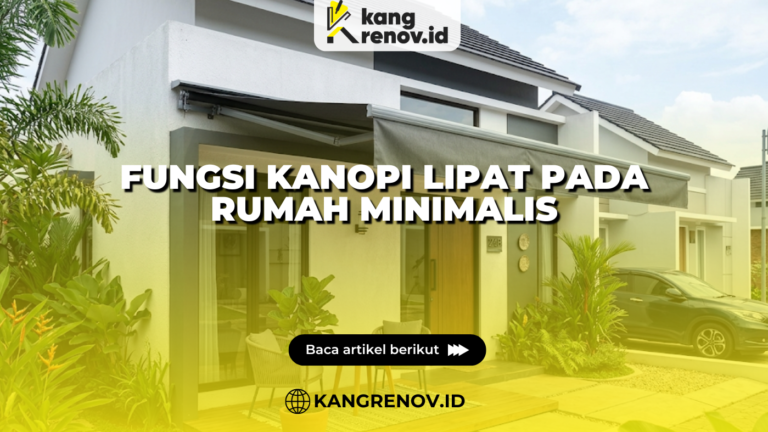 Fungsi Kanopi Lipat pada Rumah Minimalis