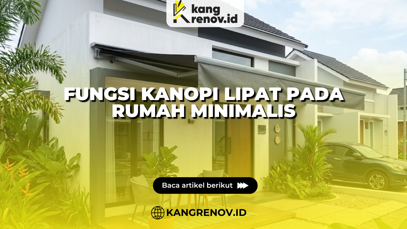 Fungsi Kanopi Lipat pada Rumah Minimalis